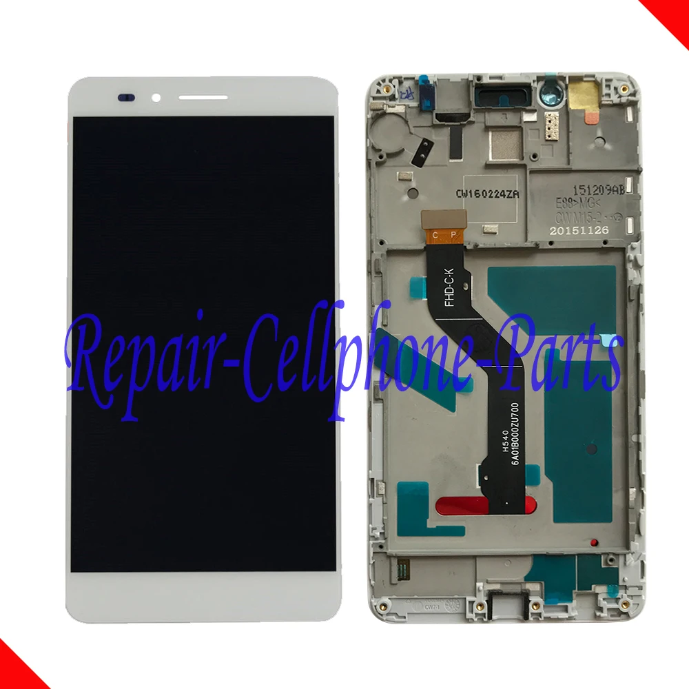 

White 100% New Full LCD DIsplay + Touch Screen Digitizer + Frame Cover Assembly For Huawei GR5 KII-L23 KII-L21 Tracking Number