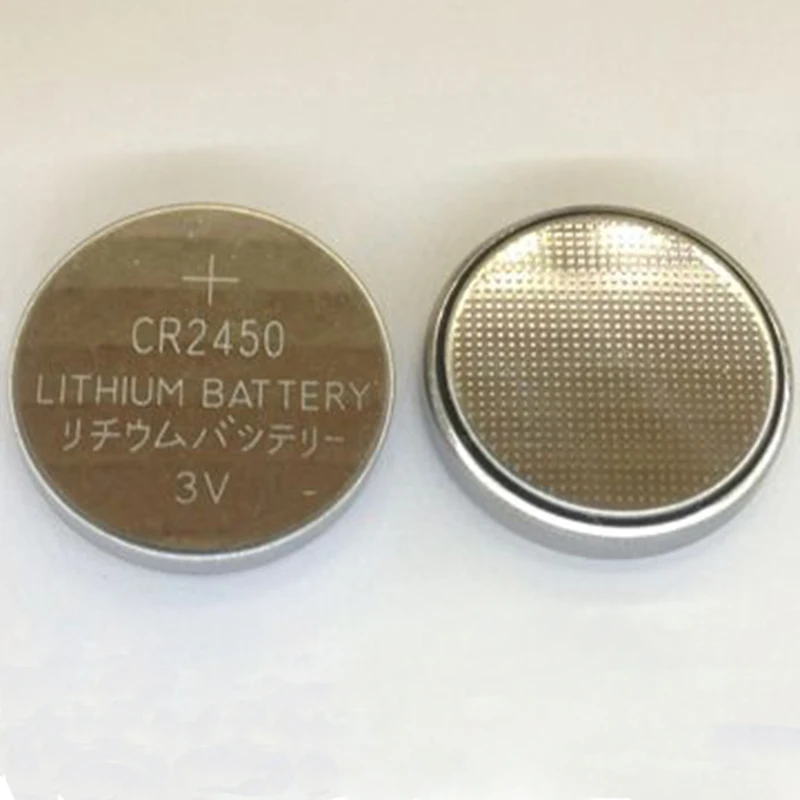 

2PCS/LOT CR2450 2450 coin cell 3V lithium battery good quality
