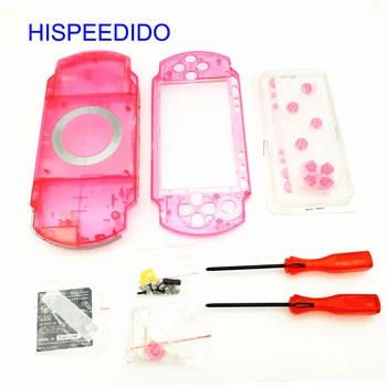 

HISPEEDIDO Crystal Color blue pink High Quality Shell case For PSP 1000 PSP1000 Full Housing Shell Cover Case Replacement