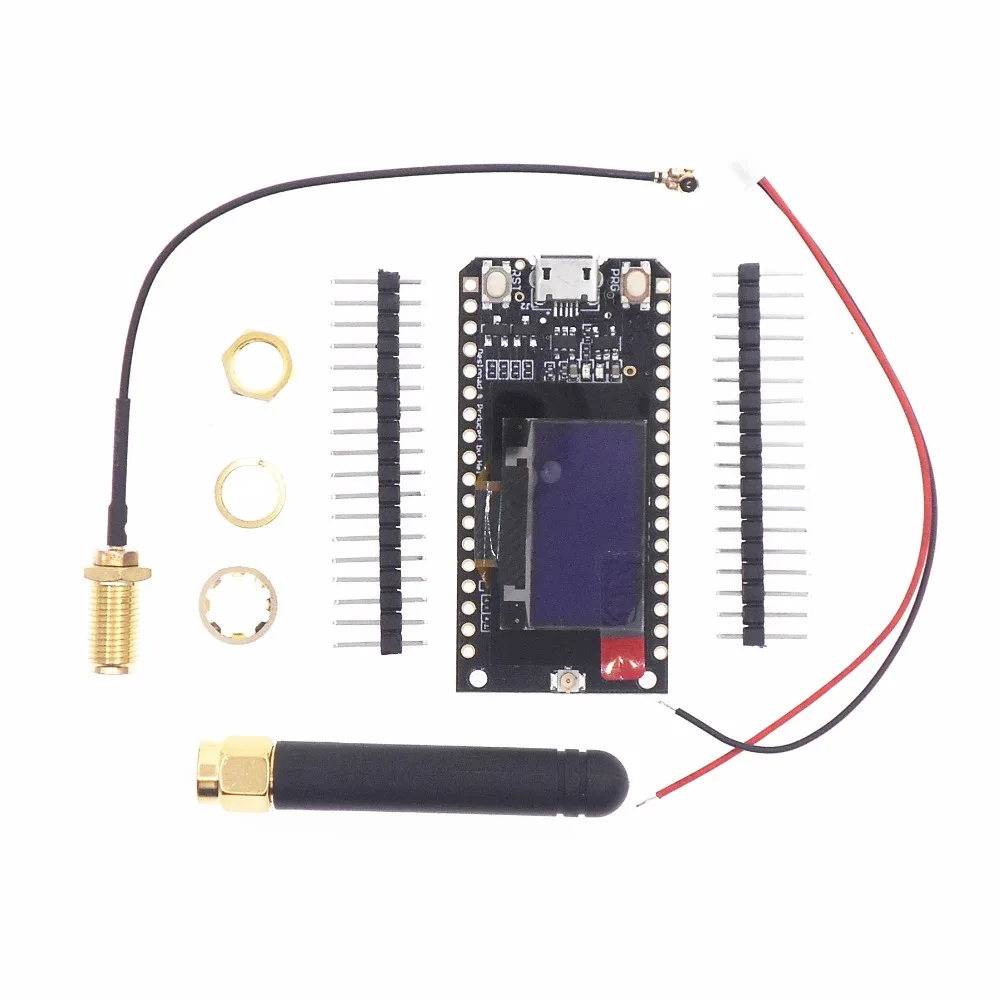 Для TTGO для LORA32 868 МГц/915 МГц ESP32 LoRa OLED 0 96 дюймов синий экран Bluetooth WIFI с