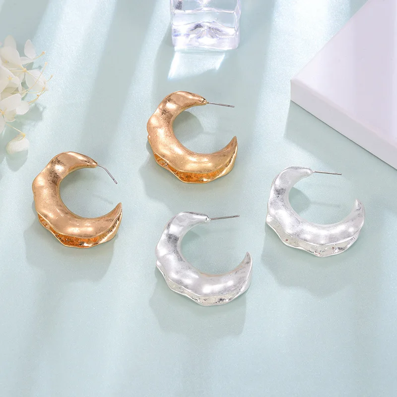 

Fashion Statement Stud Earrings 2019 Moon Vintage Engagement Party Fashion Jewelry Earrings For Women Pendientes Bijoux N04
