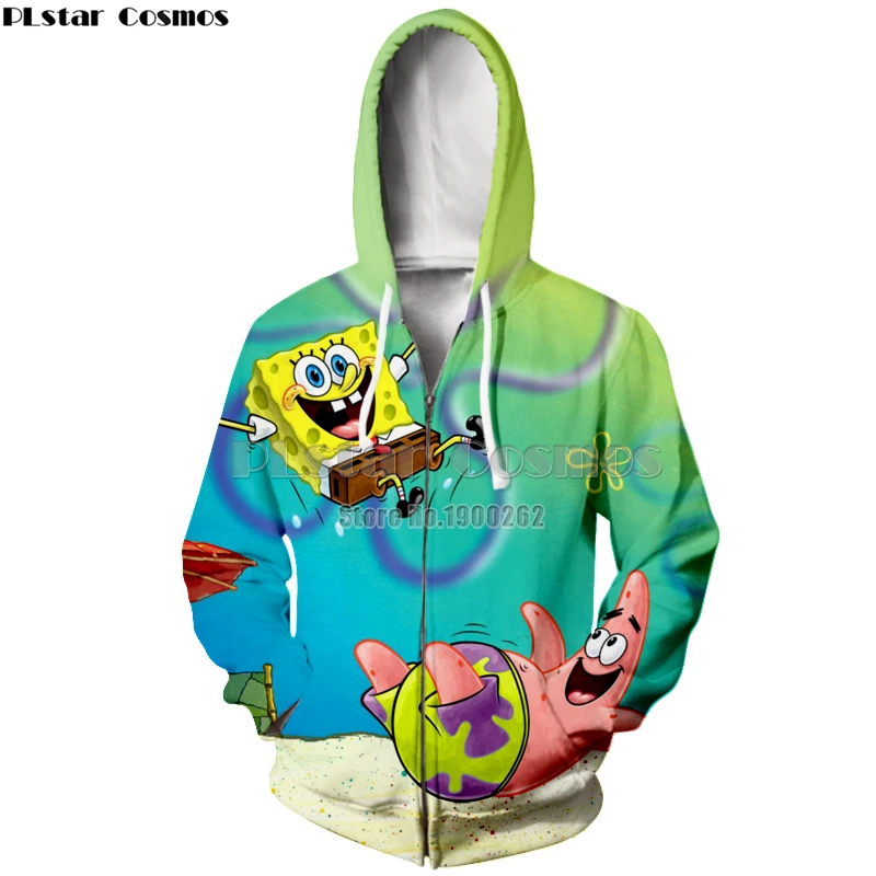 

PLstar Cosmos Cartoon cute style Hoodies Hooded zipper Hoodie Funny Women/Men drop shipping