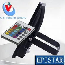 20 штук RGB Светодиодный прожектор мощностью 10 Вт, 20 Вт, 30 Вт, 50 Вт заливающий свет DC12V DC 24 V Яркость: 100-110LM/w светодиодный прожектор