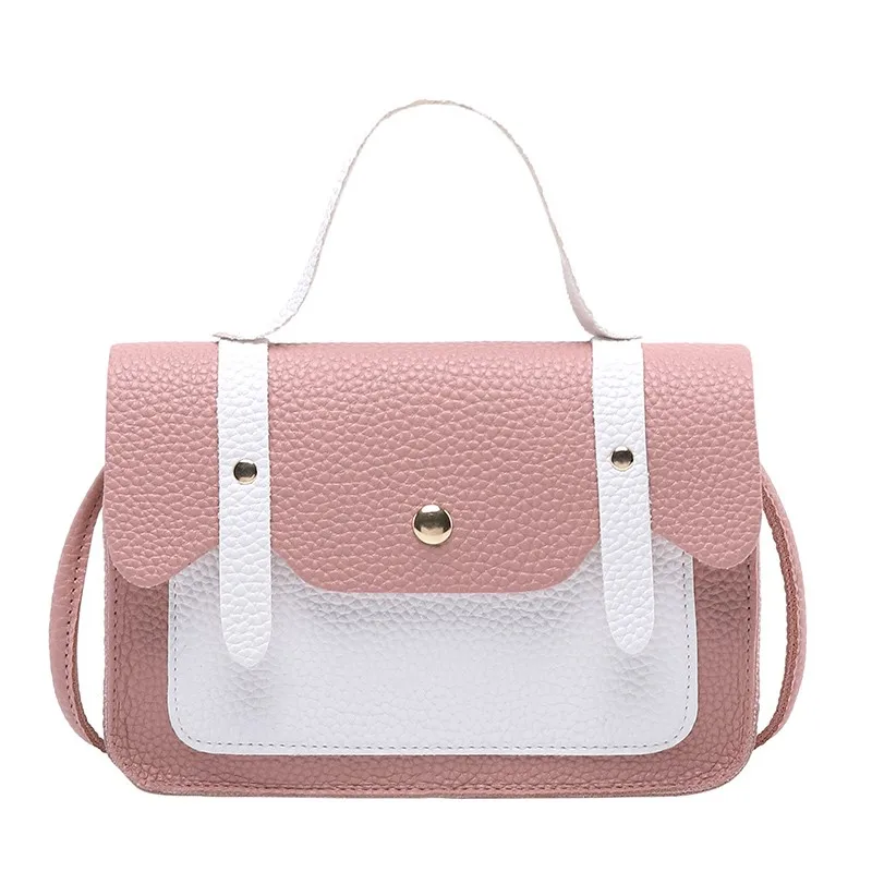 2019 Summer Fashion Women Shoulder Bag Mini Leisure Matching Color Square Shape Messenger Bags PU leather Handbags Clutch | Багаж и сумки