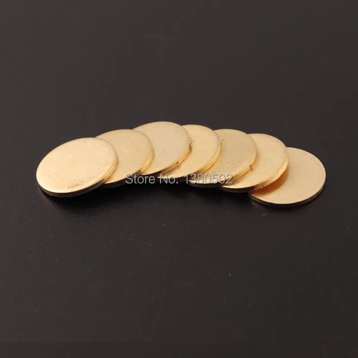 10pcs Copper Round Blank copper stamping brass blanks metal disc enameling blanks 18Ga 1.0mm thick 1/2" 3/4" 1" 1 1/4"