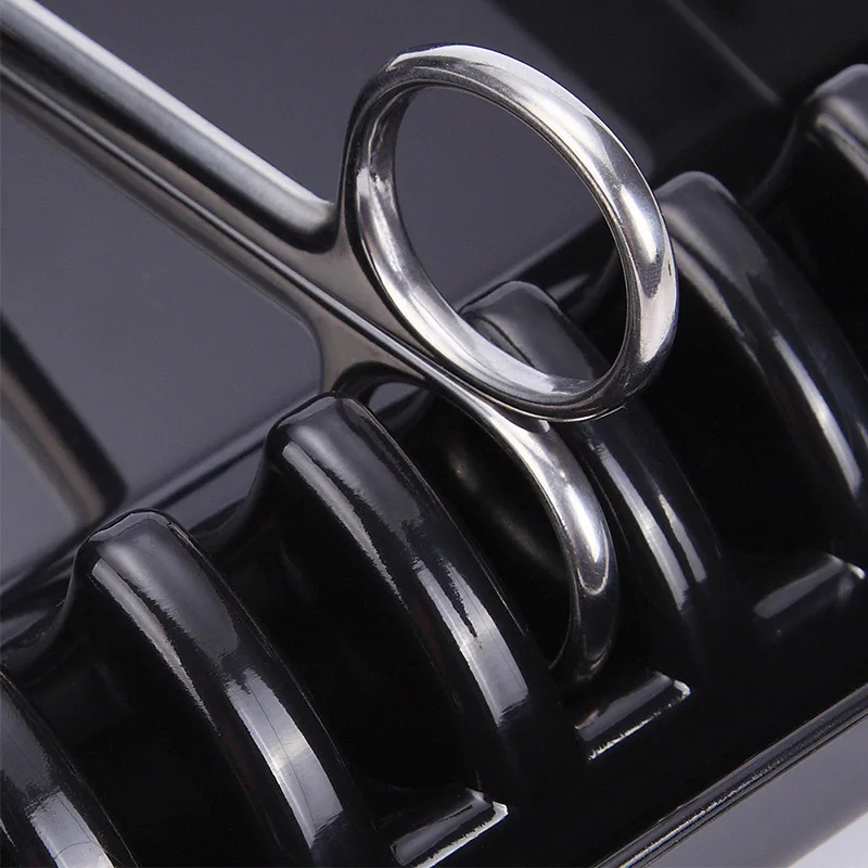 

Hair Scissors Holder Rack Salon Barber Shears Stand Storage Tray Case for Stylist Hair Salon QS888