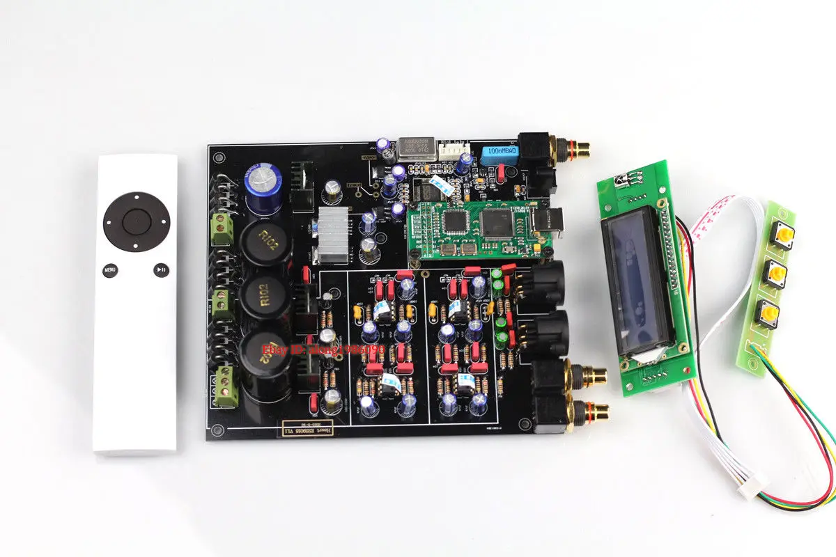 ZEROZONE Assembeld Hi end ES9038PRO ЦАП с пультом дистанционного управления USB карта|Усилители