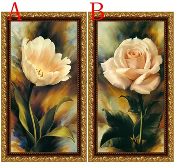 

5D Rhinestone Mosaic Embroidery Characteristic flower diamond painting DIY Square/Round drill cross stitch Home decoration gift