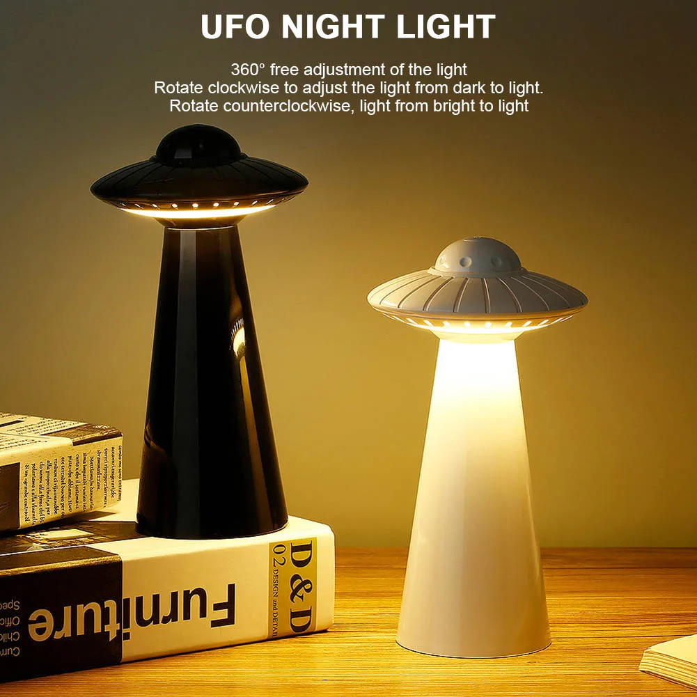 LED Night Light Dimmable USB Rechargeable Bedside Lamp Table Lights for