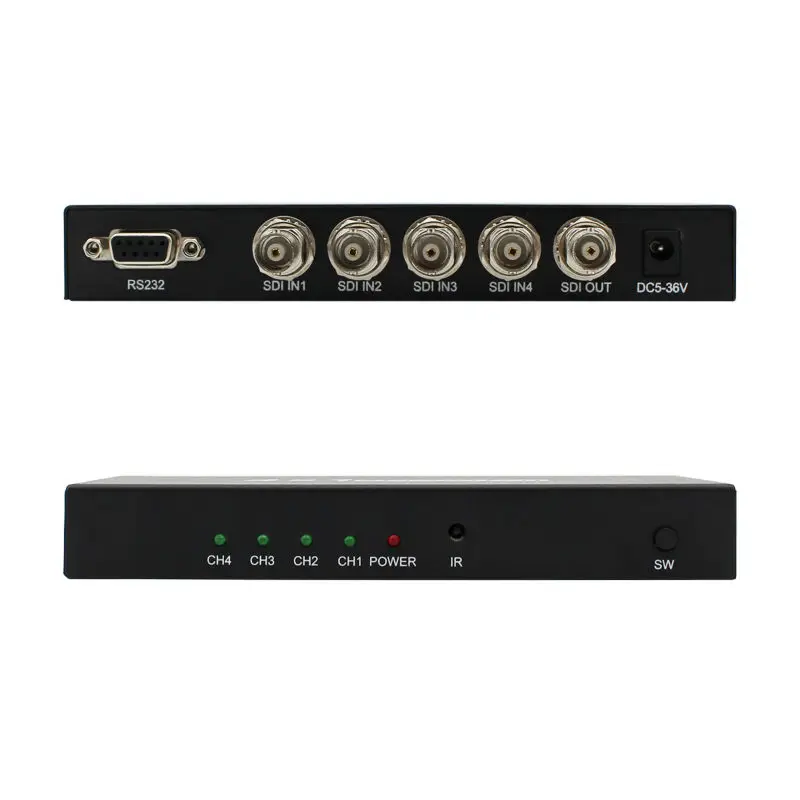 WIISTAR SDI 4x1 коммутатор 4 канала SDI сигнал на 1 SDI сигнальный канал Поддержка Full-HD SDI сигнала вход и выход