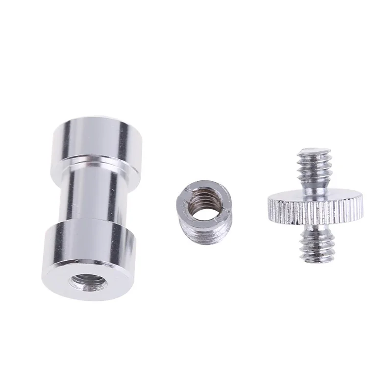 Professional Camera fixing Screws 3 in 1 1/4 3/8 5/8 inch Tripod Screw to Flash Mount Holder Adapter Fasteners Nut Bolt SetsAA