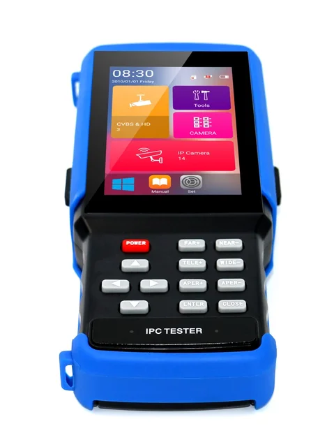 4.3 Inch 5 In 1 HD H.265 4K IP CCTV Tester Monitor AHD CVI TVI Analog CVBS Camera Tester 8MP 5MP  RJ45 TDR WIFI ONVIF 12V3A POE