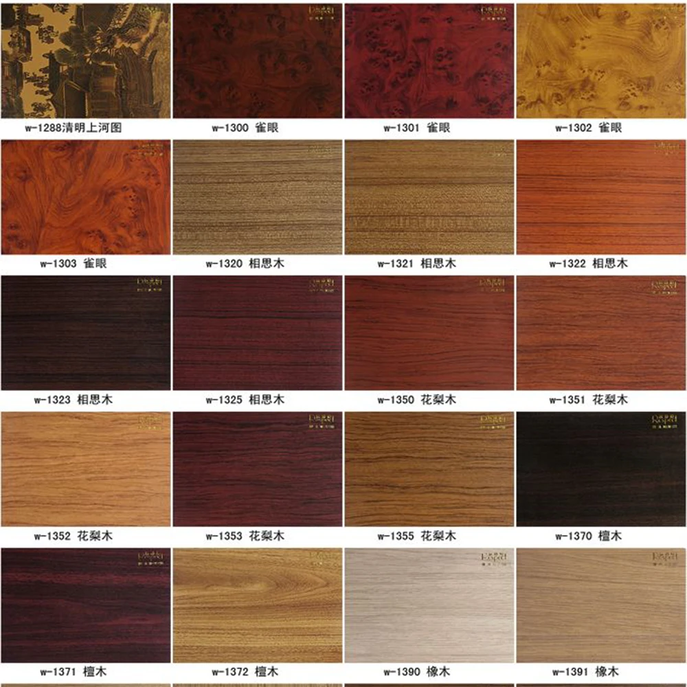 

Wood paper film vinyl PVC home car decoration films red black wood stickeds 1.24x50m/Roll