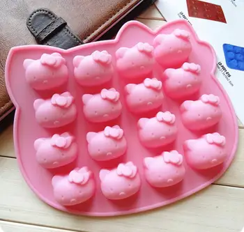 

5 Pcs Cartoon 16 Holes Bowknot Ice Cube Summer Children Ice Mold Home Kitche Dessert Cake Tool
