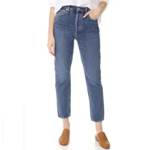 Джинсы для мамы с высокой талией, винтажные джинсовые штаны для женщин, джинсы в ковбойском стиле, джинсы бойфренды для женщин, новинка года, лето-осень, большие размеры