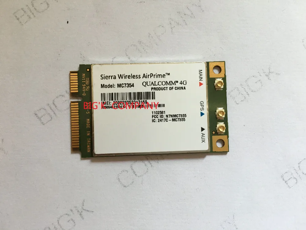 Jinyushi для MC7354 + 2 шт. 19 см 4G LTE Антенна PCI-E 4G LTE HSUPA HSDPA UMTS WCDMA GNSS модуль поддержка gps 100% новый и оригинальный