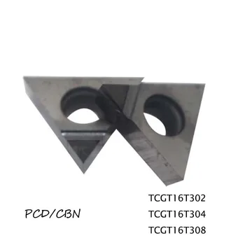 

2PCS TCGT16T302 TCGT16T304 TCGT16T308 PCD CBN Inserts CNC PCD CBN Diamond insert For Lathe Tools Inserts Carbide Milling Insert
