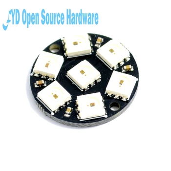 

7 Bits 7 X WS2812 5050 RGB LED Ring Lamp Light with Integrated Drivers