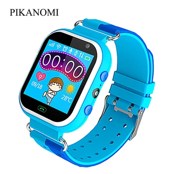 

Children Smart Watch GPS Tracker Kids Safety Wristwatch With SOS Remote Monitor Camera Flashlight Support IOS Android Smartphone