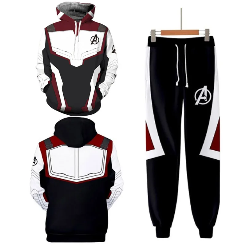 

Hoodie Cosplay Avengers 4 Endgame Quantum Realm Sweatshirt Iron Man Jacket Advangers End Game Sets Tech Costumes 2019 Superhero