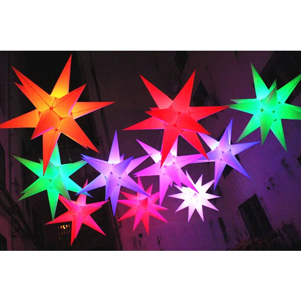 

Free shipping diameter 2m inflatable star for event decoration
