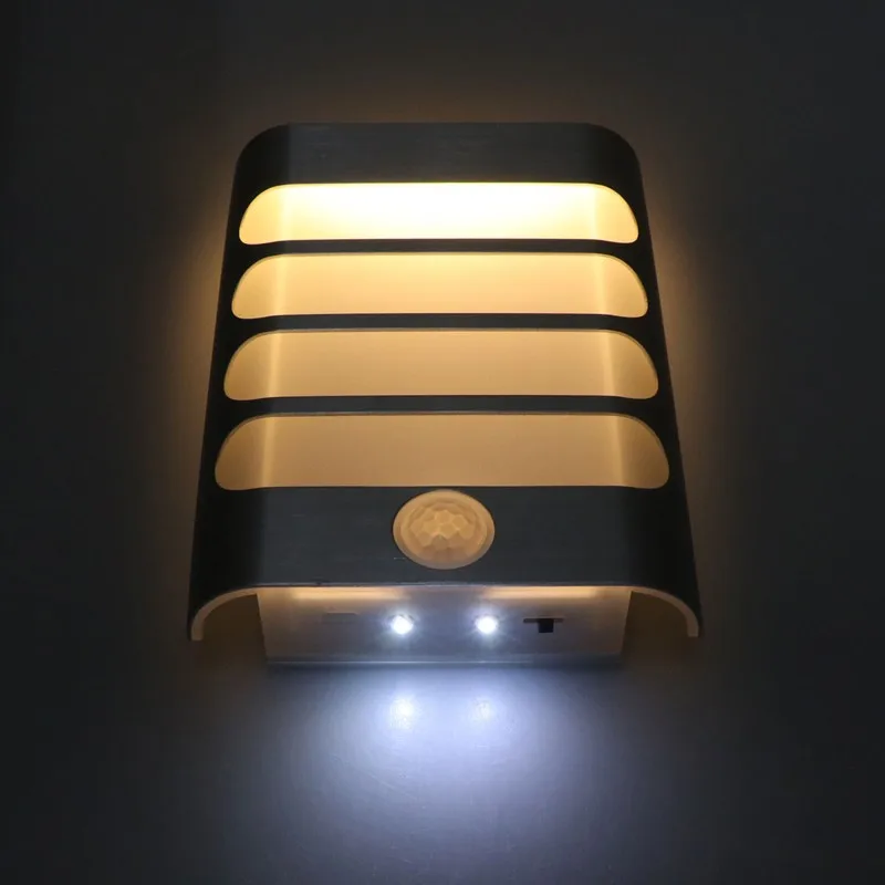

Creative sensor Wall Lights Pac-Man LED lamp Night toilet sensor lights eat Peas Night light for Aisle stairs bedroom
