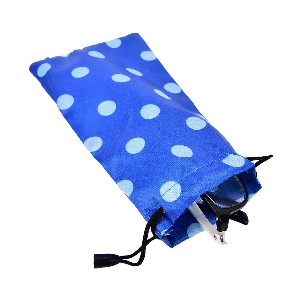 

5Pcs Glasses Case Cloth Sunglasses Bag Glasses Pouch 6 Colors Eyewear Accessories 18*9cm