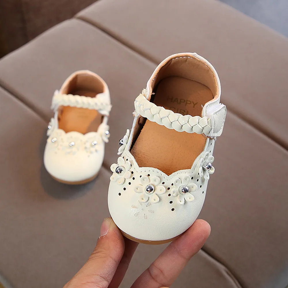 Кожаная обувь для девочек; Праздничная обувь с цветами для маленьких принцесс; детская обувь на плоской подошве; модельные туфли; Zapatos para ninos