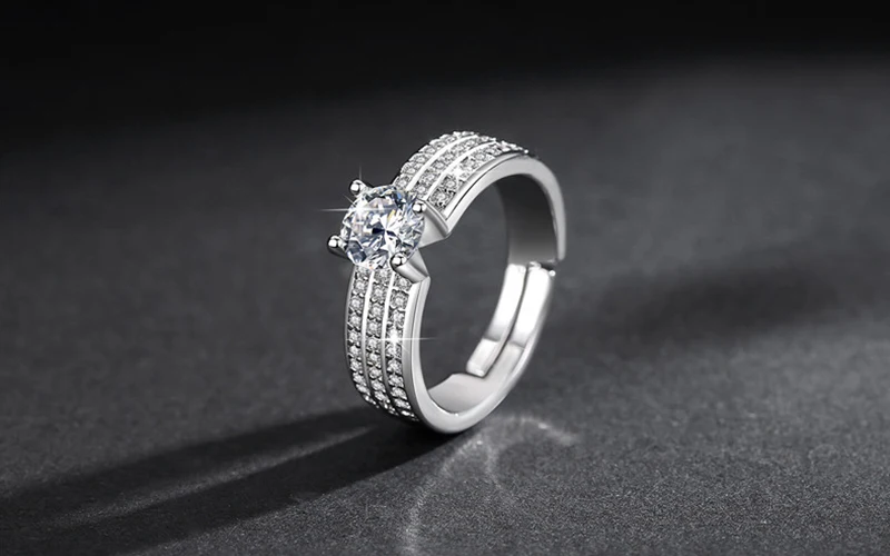 3 в 1, 3 А ожерелье с кулоном из кристаллов циркония, изысканные серьги, кольцо с изменяемым размером, модные серебряные Ювелирные наборы, свадебный подарок для женщин