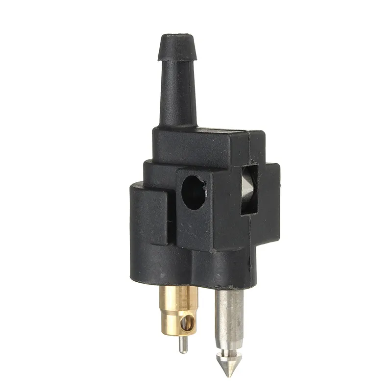 Outboard Engine Fuel Line Connector Black Outboard Gasoline Fits 1/4