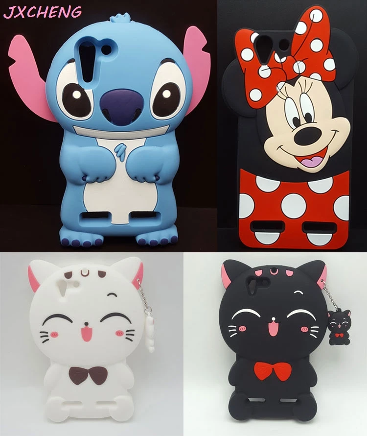 

Fashion 3D Cartoon Cute Minnie &Lilo Stitch&Tie Cat Soft Silicone Case For Lenovo Vibe K5 K5Plus Rubber Cover Phone cases