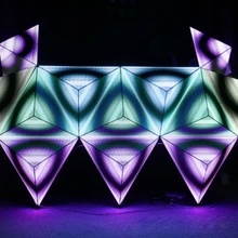 DJ счетчик RGX Привлекательный СВЕТОДИОДНЫЙ дисплей специальная форма светодиодный экран дисплей DJ будки