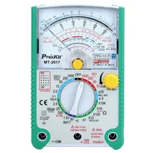 Pro'skit защитная функция аналоговый мультиметр безопасность профессиональный тестер напряжения Измеритель сопротивления емкости