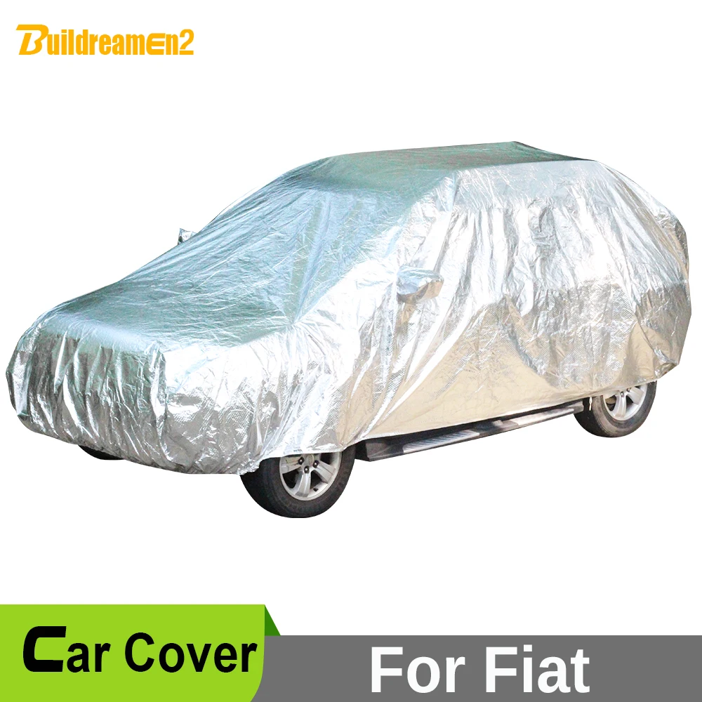 

Buildreamen2 Waterproof Car Cover Anti-UV Sun Snow Hail Rain Dust Protection Cover For Fiat Sedici Multipla Bravo Croma Freemont