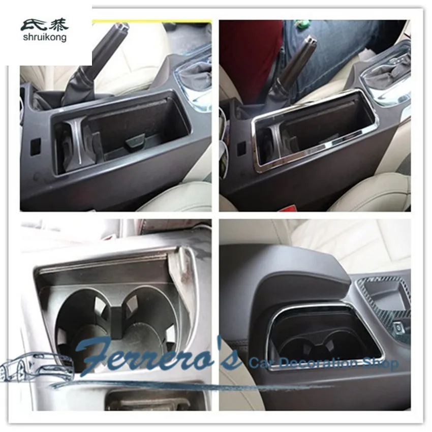

1pc car stickers of Interior Glass cup frame decation cover sequins for 2009-2015 OPEL Insignia / for vanxhall Insignia