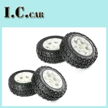 baja 5T knobby wheel set with high strength nylon hub for 1/5 HPI Baja 5T Parts Rovan KM