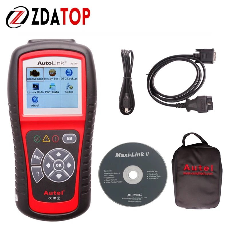

A+ Quality Support Multi-languages Professional Autolink Autel AL519 Works on ALL 1996 and Newer Vehicles AL 519 Update Online