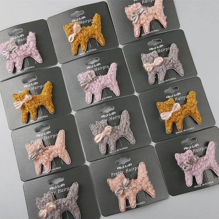 

1PCS New Cute Kitten Girls Hair Accessories Kids Hairpins Children Headwear Baby Clip Headdress Princess BB Clips