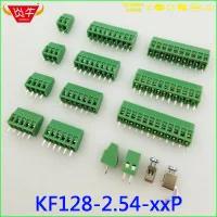 10pcs 3 pôles KF128 2,54 mm PCB Universal bornier à vis~PL