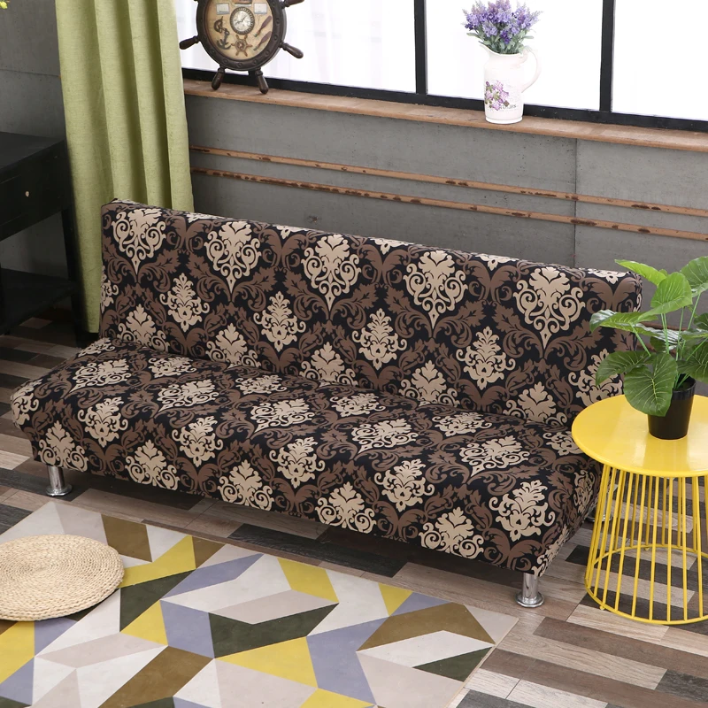 Универсальный чехол для дивана, кровати без рукавов, складной чехол для сидения, современный эластичный чехол для дивана - Цвет: 5828