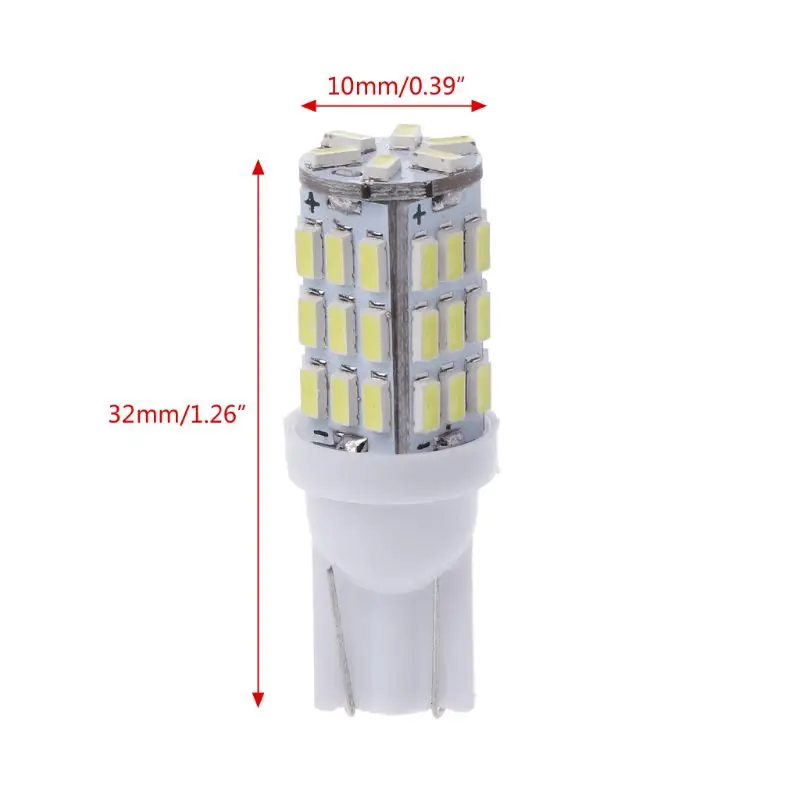 

New 1 Pc Super Bright RV Trailer T10 921 194 42-SMD DC 12V Car Backup Reverse LED Lights Light Width Car Clearance Lamp White
