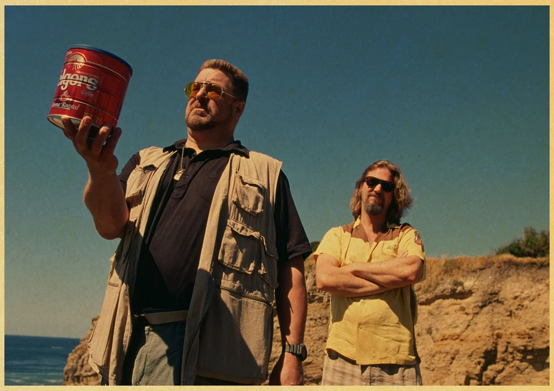 Большой Lebowski ретро постер ВИНТАЖНЫЙ ПЛАКАТ Настенный декор антикварный Бар Паб стикер для стены с мотивом кофе украшение - Цвет: A115