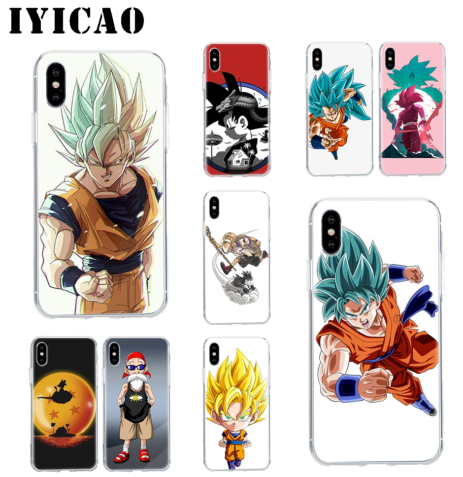 IYICAO Dragon Ball Гоку серии Жесткий Чехол для iPhone 4 4S 5 5S Se 6 7 plus 8 плюс X XS MAX XR 6s | Мобильные