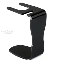 Черная стойка для капельницы с двойным краем, безопасная прямая бритва для бритья