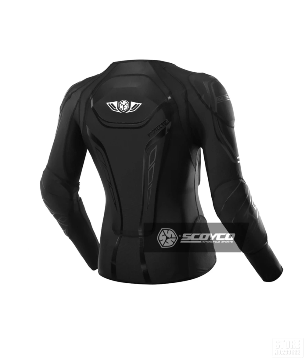 SCOYCO мотоциклетная куртка Chaqueta Moto защита для мотокросса Мото куртка броня для мотокросса гоночная броня для мужчин и женщин