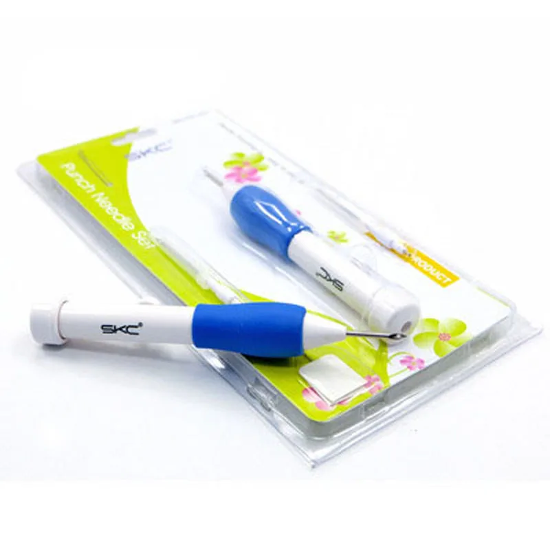 

Magic Adjustable Embroidery Needle Crochet Hook Embroidery Poke Pen with 3 pcs Replaceable Needles