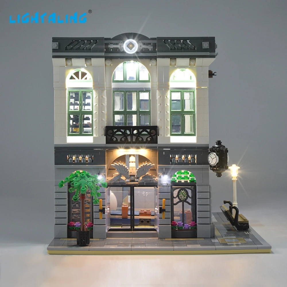 Осветительный светодиодный комплект для Creator Brick Bank 10251 Light Set(не включает модель