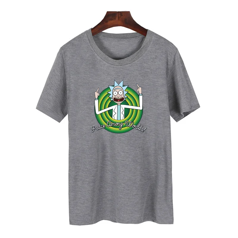 

Summer Fashion Rick And Morty T Shirt Men Funny Anime T-Shirt Casual Cotton Short Sleeve Ricky And Morty Tshirt Men Clothing
