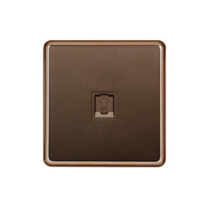 

Telephone Wall socket, 86*86 New design single phone port Outlet 110-250V