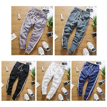 

Jogger Sweatpants Sweatpants Pants Solid Pants Male Trousers Men's Casual Pants Men's New Cotton And Linen Casual Trousers